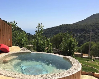 Kaş Sarıbelen'de Sakin Konumda, Özel Havuzlu, Jakuzili, Balayı Villası - 4