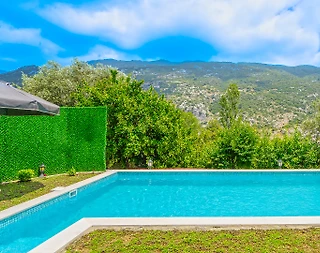 Kaş İslamlar'da Sakin Konumda, Özel Havuzlu, Konforlu Villa - 4