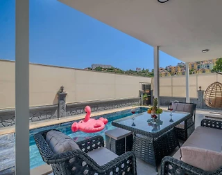 Fethiye Karaçulha'da Geniş Ailelere Uygun, Özel Havuzlu, Modern Villa - 4