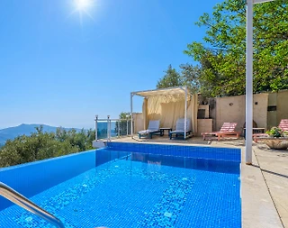 Kaş İslamlar'da Doğa Manzaralı, Özel Havuzlu, Estetik Villa - 1