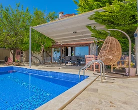 Kaş İslamlar'da Doğa Manzaralı, Özel Havuzlu, Estetik Villa - 2