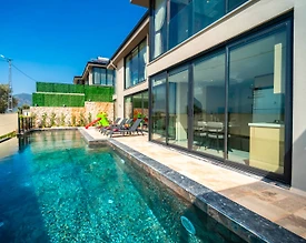 Kaş Yeşilköy'de Göz Alıcı Doğada, Özel Havuzlu, Modern Tasarımlı Villa - 3