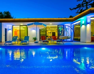 Kaş İslamlar'da Dağ ve Orman Manzaralı, Özel Havuzlu, 4 Kişilik Villa - 1