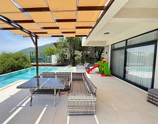 Kaş Çukurbağ'da Harika Doğada, Özel Havuzlu Şık Villa - 4