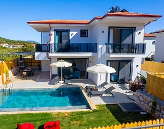 Kaş Andifli'de Elverişli Konumda, Özel Havuzlu, Kiralık Villa - 5