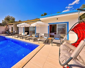 Kaş Üzümlü'de Harika Doğa Manzaralı, Özel Havuzlu, 3+1 Villa - 3