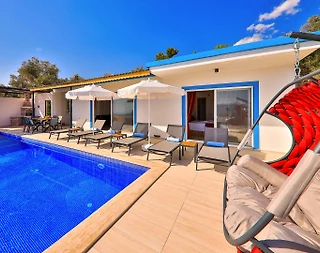 Kaş Üzümlü'de Harika Doğa Manzaralı, Özel Havuzlu, 3+1 Villa - 3