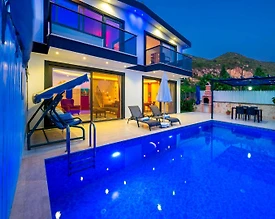 Kaş İslamlar'da Muhteşem Doğa Manzaralı, Jakuzili, 2 Kişilik Villa - 3