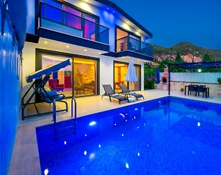 Kaş İslamlar'da Muhteşem Doğa Manzaralı, Jakuzili, 2 Kişilik Villa - 3