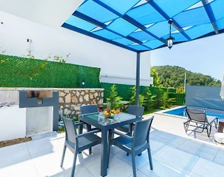 Kaş İslamlar'da Çekirdek Ailelere Uygun, Özel Havuzlu, Şık Villa - 4