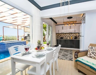 Kaş Bezirgan'da Balayı Çiftlerine Uygun, Özel Havuzlu, Kiralık Villa - 4