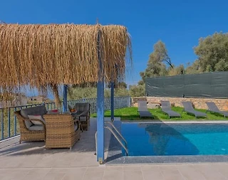 Muğla Fethiye'de Eşsiz Deniz Manzaralı, Özel Havuzlu, Modern Villa - 3