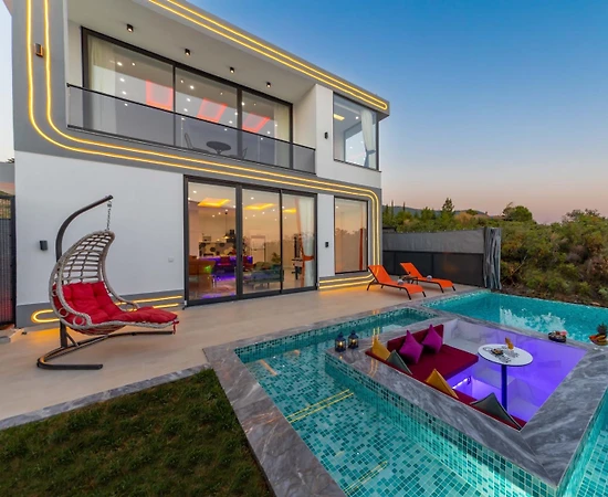 Kaş İslamlar'da Doğa İle İç İçe, Özel Havuzlu, 1+1, Tatil Villası - 1