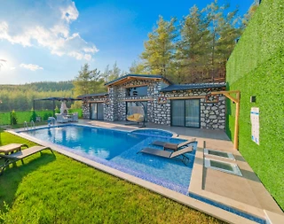 Muğla Seydikemer'de Eşsiz Doğada, Özel Havuzlu, Modern Villa - 4