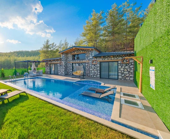 Muğla Seydikemer'de Eşsiz Doğada, Özel Havuzlu, Modern Villa - 1