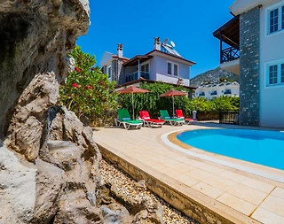 Fethiye Ölüdeniz'de Lüks Tasarıma Sahip, Özel Havuzlu, Kiralık Villa - 5