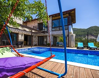 Kaş İslamlar'da Muhteşem Doğada, Özel Havuzlu, 4 Kişilik Villa - 4