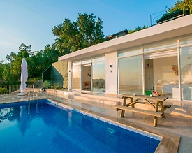 Kaş İslamlar'da Müthiş Doğada, Sonsuzluk Havuzlu, Jakuzili Villa - 3