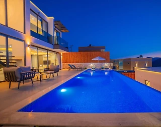 Kaş Kalkan'da Eşsiz Doğa Manzaralı, Özel Havuzlu, Lüks Villa - 1