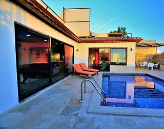 Kaş Bezirgan'da Doğa ve Deniz Manzaralı, Özel Havuzlu, Balayı Villası - 5