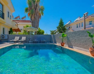 Fethiye Foça'da Merkezi Konumda, Özel Havuzlu, Modern Villa - 5