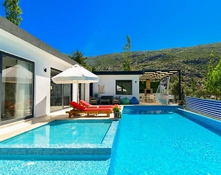 Kaş İslamlar'da Doğa İle İç İçe, Özel Havuzlu, Jakuzili Villa - 3