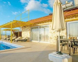 Kaş İslamlar'da Doğanın Kalbinde, Özel Havuzlu, Konforlu Villa - 1