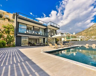 Kaş Kalkan'da Nefes Kesici Manzaralı, Özel Havuzlu, Modern Villa - 2