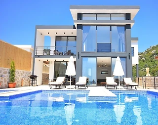 İslamlar'da Huzurlu Doğada, Yetişkin ve Çocuk Havuzlu, Modern Villa - 3