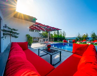 Kaş Üzümlü'de Muhteşem Doğada, Özel Havuzlu, Jakuzili Villa - 4