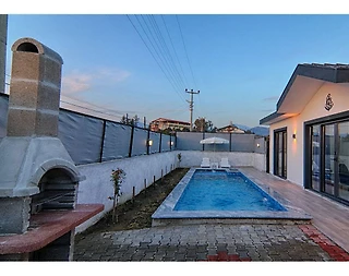 Fethiye Çiftlik'te Bahçeli, Özel Havuzlu, Modern Villa - 5