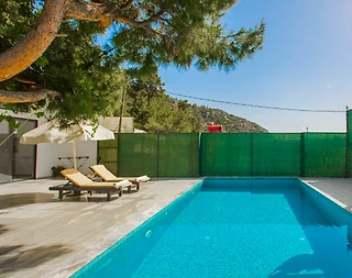 Kaş İslamlar'da Doğa'nın İçerisinde, Özel Havuzlu, Balayı Villası  - 5