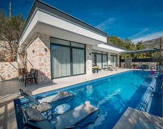 Kaş İslamlar'da Doğayla Baş Başa, Özel Havuzlu, Lüks Villa - 1