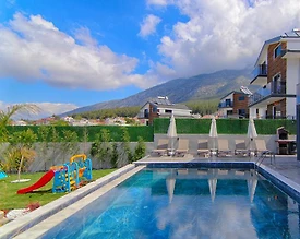 Fethiye Ölüdeniz'de Modern Tasarımlı, Isıtmalı Havuzlu, Ferah Villa - 3