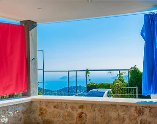 Kaş Kalkan'da Enfes Deniz Manzaralı, Özel Havuzlu, Jakuzili Villa - 3