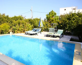 Bodrum Bitez'de Mandalina Ağaçları İçerisinde, Özel Havuzlu, Taş Villa - 4
