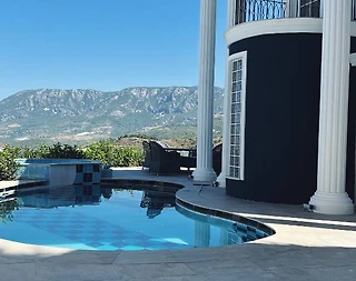 Alanya Kargıcak'ta Deniz Manzaralı, Özel Havuzlu, Jakuzili, Lüks Villa - 4