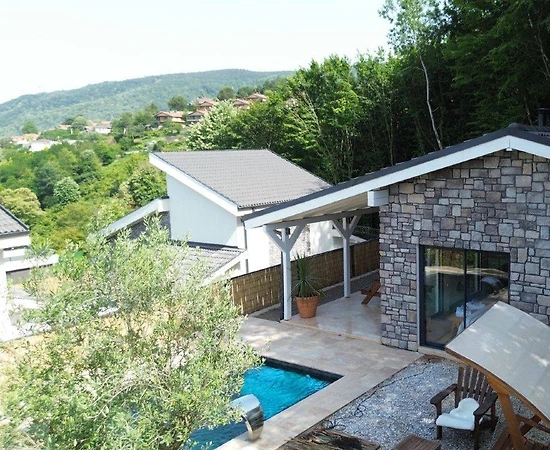 Sapanca'da Göl ve Doğa Manzaralı, Isıtmalı Özel Havuzlu, Kiralık Villa - 1