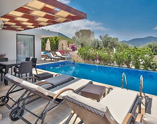 Kaş Kalkan'da Denize Yakın Konumda, Özel Havuzlu, Lüks Villa - 4