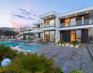 Kaş Kalkan'da Muhteşem Deniz Manzaralı, Sonsuzluk Havuzlu, Lüks Villa - 3