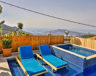 Kaş İslamlar'da Huzur Dolu Doğada, Özel Havuzlu, Jakuzili Villa - 5