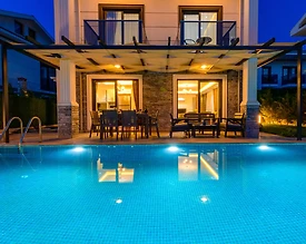 Fethiye Ölüdeniz'de Site İçerisinde, Özel Havuzlu, Konforlu Villa - 3