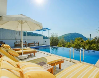 Kaş Üzümlü'de Eşsiz Doğa Manzaralı, Özel Havuzlu, Jakuzili Villası - 2