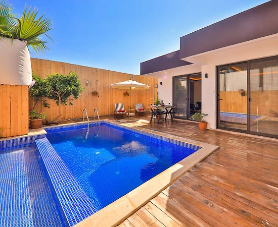 Kaş Patara'da Muhteşem Doğada, Özel Havuzlu, 4 Kişilik, Kiralık Villa - 1