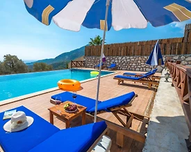 Seydikemer'de Görkemli Doğa Manzaralı, Özel Havuzlu, Otantik Villa - 2