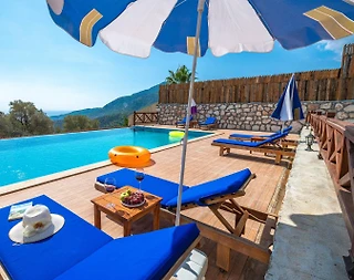 Seydikemer'de Görkemli Doğa Manzaralı, Özel Havuzlu, Otantik Villa - 2