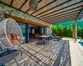 Fethiye Faralya'da Deniz ve Doğa Manzaralı, Özel Havuzlu, 2+1 Villa - 4