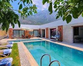 Fethiye Yeşilüzümlü'de Sakin Konumda, Özel Havuzlu, Lüks Villa - 3