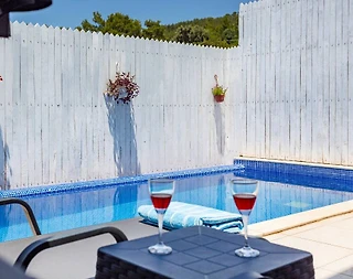 Kaş İslamlar'da Gözlerden Uzak Konumda, Özel Havuzlu, Jakuzili Villa - 5