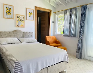 Çeşme Ildır’da Taş Mimariye Sahip, Bahçeli Tatil Evi - 4